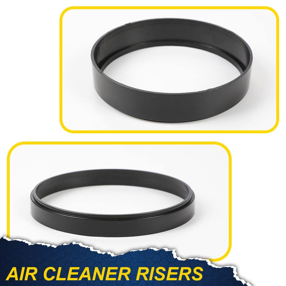 PIT66 4Pcs Air Cleaner Spacer Plastic, Black