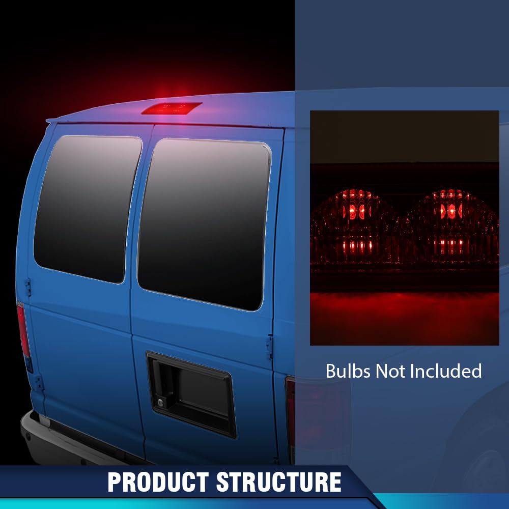 PIT66 3rd Brake Light Fit Ford E150 E250 E350 Super Duty 2008-2014