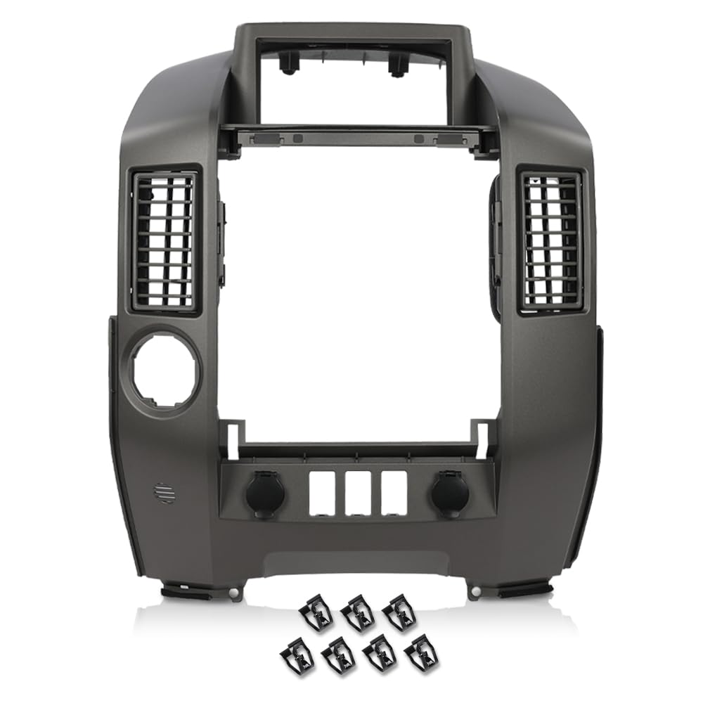PIT66 Center Dash Bezel Panel Fit Nissan Titan SE XE Armada SE 2004-2006