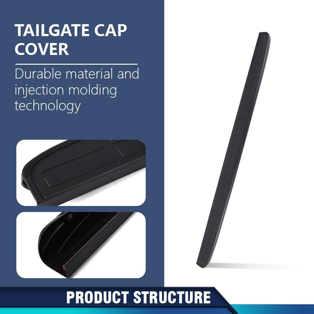 PIT66 Tailgate Cap Spoiler Fit Chevy Silverado 1500 03‑06 & Classic 2007