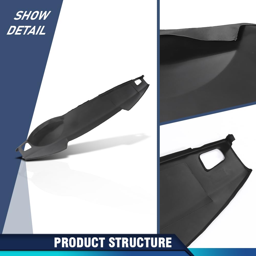 PIT66 Dash Cover Dashboard TPE Black Fit Land Rover LR3 SE HSE 2005-2008