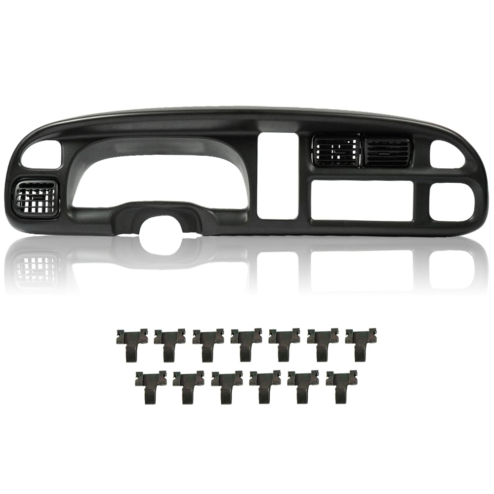 PIT66 Dash Board Bezel Cover w/Vents Fit Dodge Ram 1500 2500 3500 1998-2002