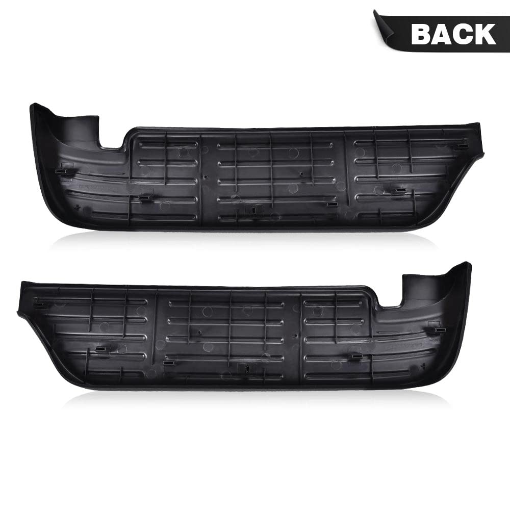 PIT66 Rear Bumper Step Pad Cover Compatible with Ford F250 F350 F450 F550 Super Duty Lariat, XL, XLT Models 1999-2007 Driver Left and Passenger Right Side