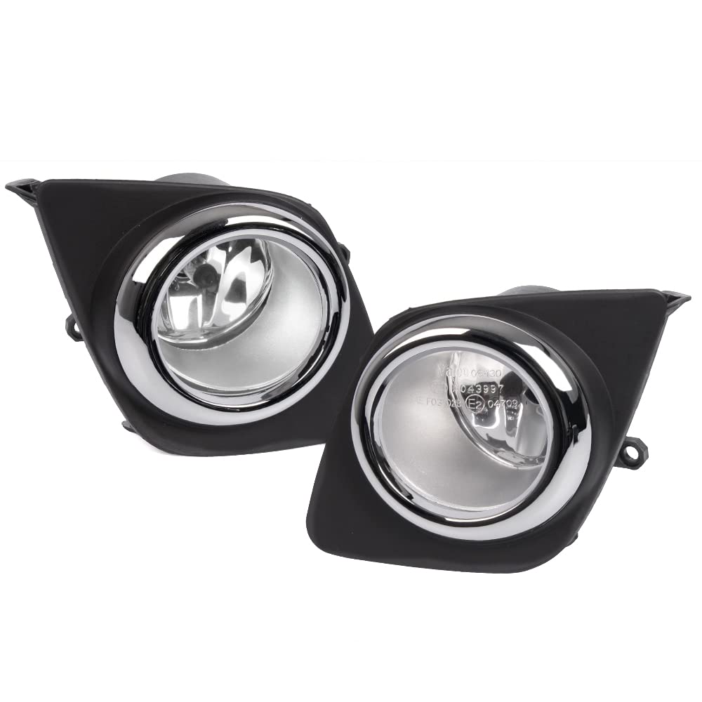 PIT66 Front Bumper Fog Lights Compatible with 2009-2012 Toyota RAV4