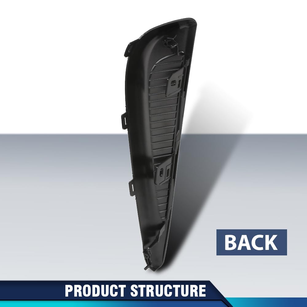 PIT66 Front Bumper Cover Molding Left Side Fog Light Cover Trim