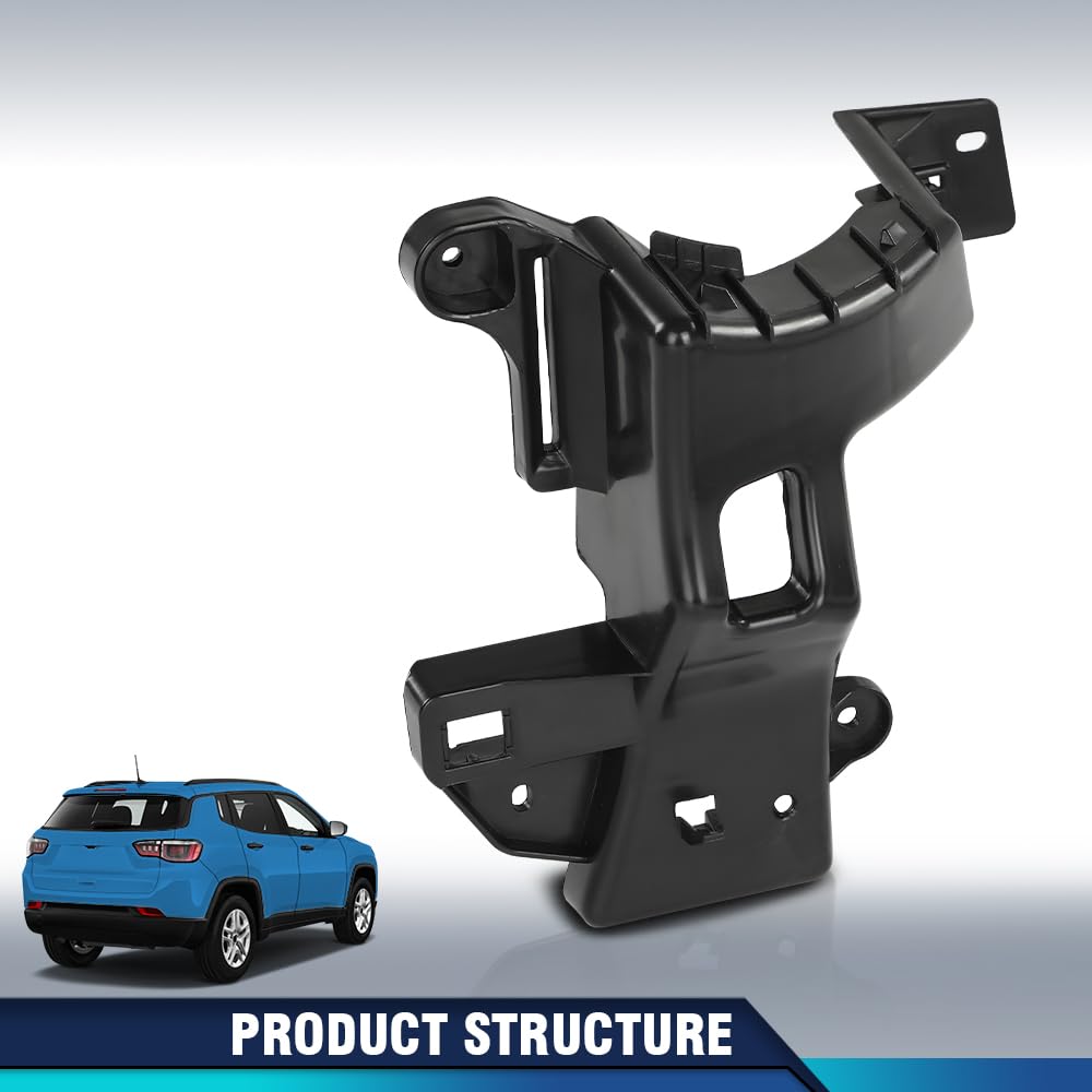 PIT66 Rear Bumper Bracket Right Side, Black