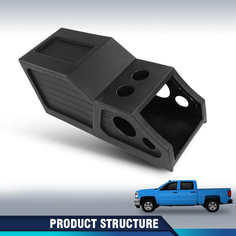 PIT66 12" Center Console Subwoofer Sub Box, Fit Chevy/GMC Crew Cab 200-2013