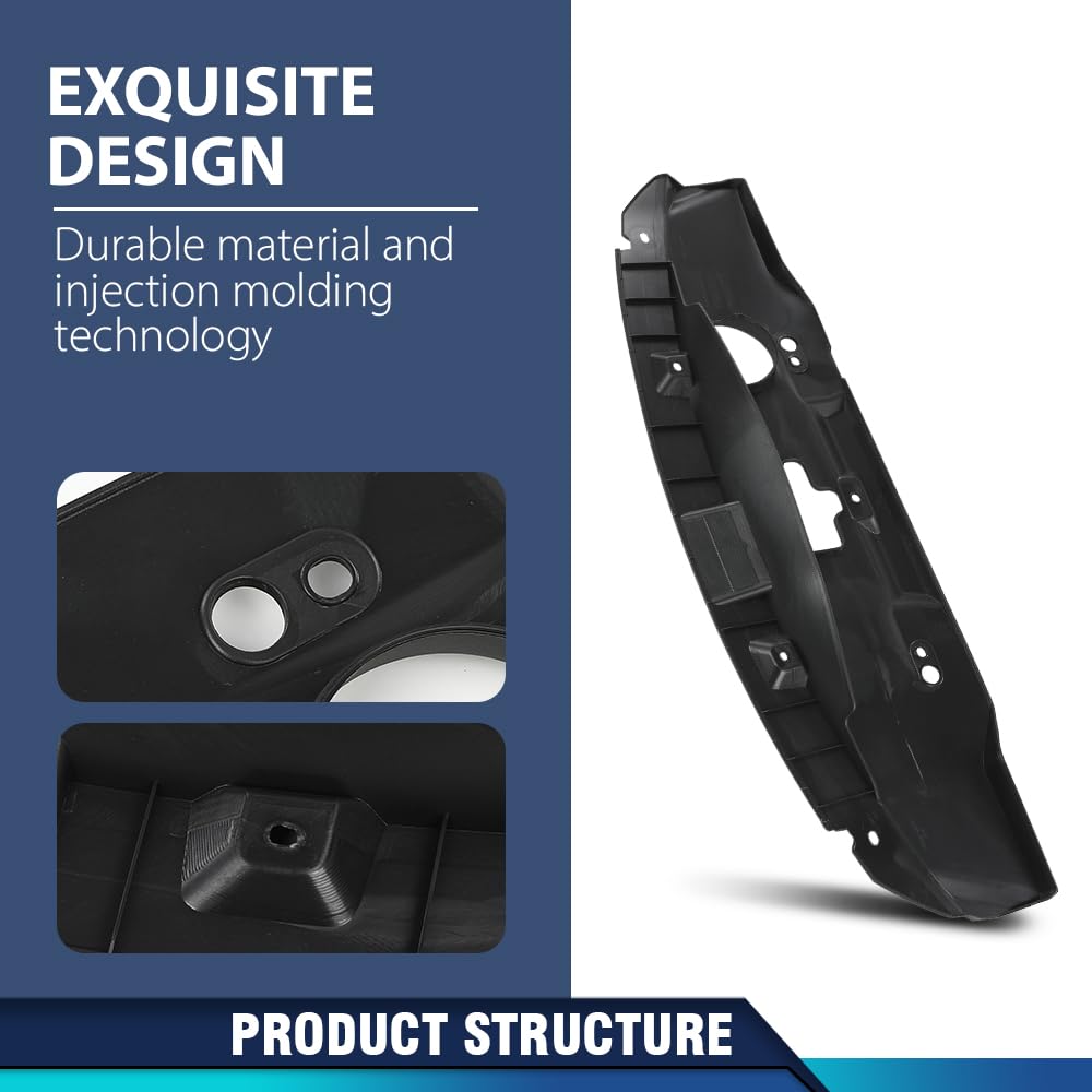 PIT66 Radiator Support Cover Upper Compatible with Honda CRV SE 2011, Fit for Honda CRV (submodel: EX, EX-L, LX) 2010-2011 71141SWA000, HO1224105