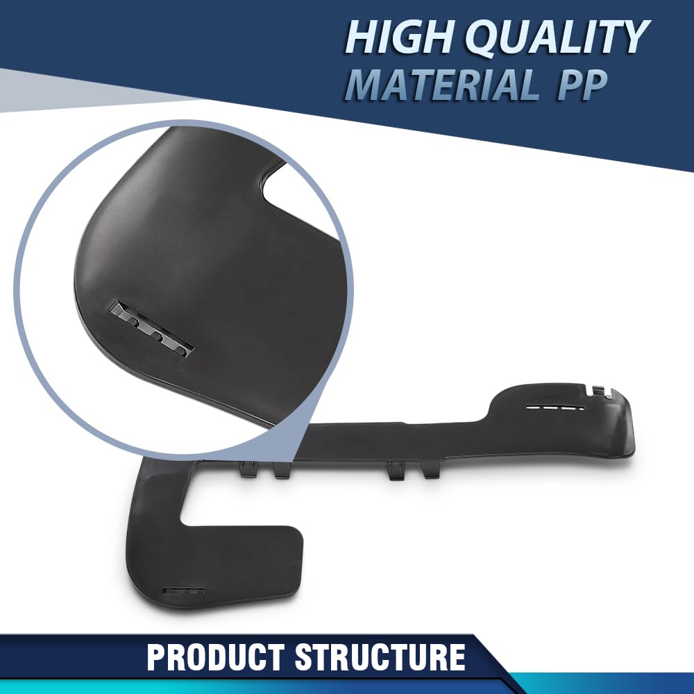 PIT66 Front Left Bumper Fog Light Bracket Compatible with Tesla Model Y 2020-2024 1493748-00-A Black
