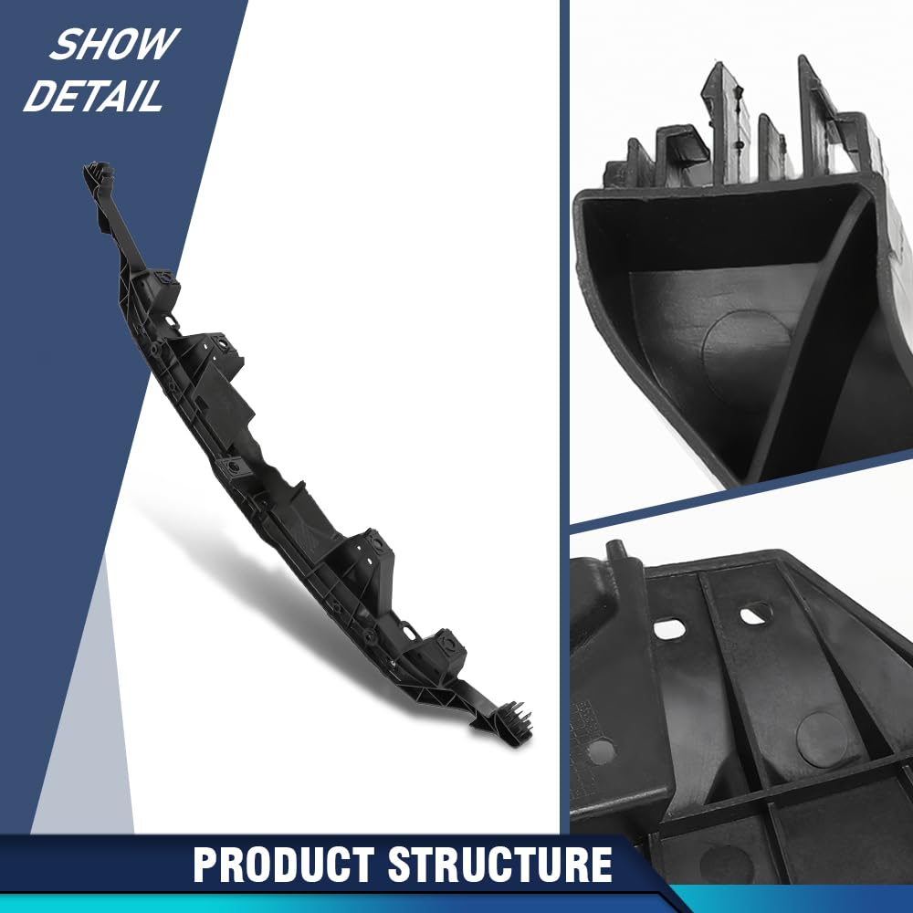 PIT66 Front Lower Radiator Support Assembly Compatible with Porsche Cayenne 2011 2012 2013 2014 2015 2016 2017 2018 95850473100 Black