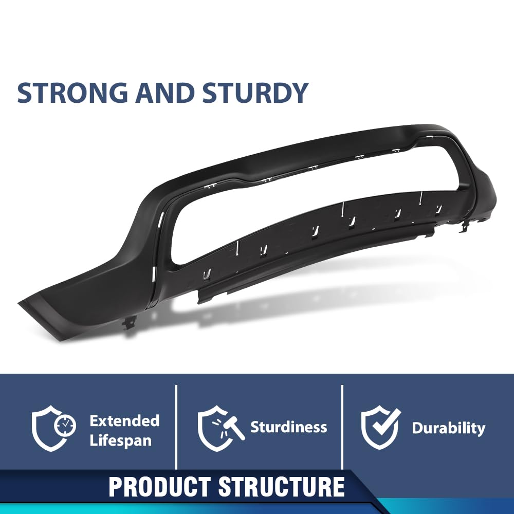 PIT66 Front Lower Bumper Cover Fit Jeep Grand Cherokee 2014-2016 Black