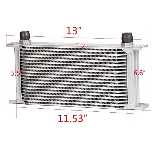 PIT66 19 Row 10AN Universal Engine Transmission Oil Cooler