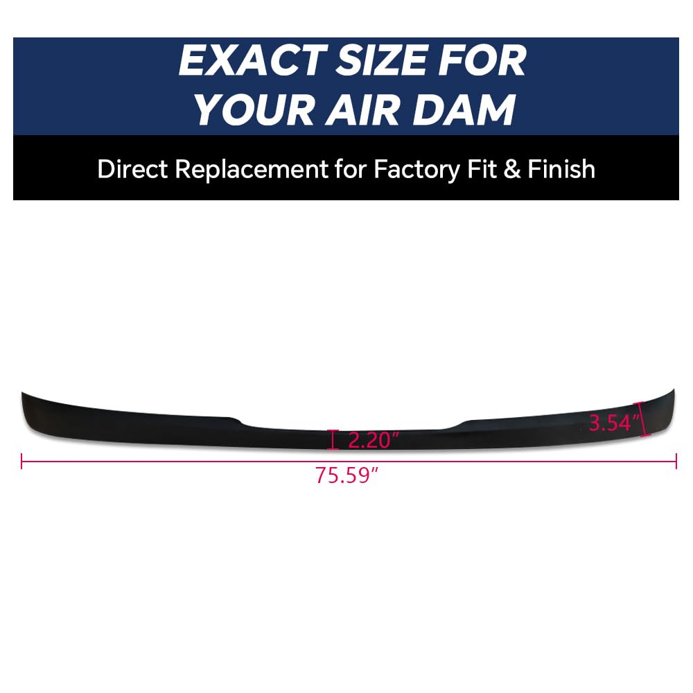 PIT66 Front Air Dam Deflector Fit Chevy Avalanche Tahoe Suburban 2007-2013