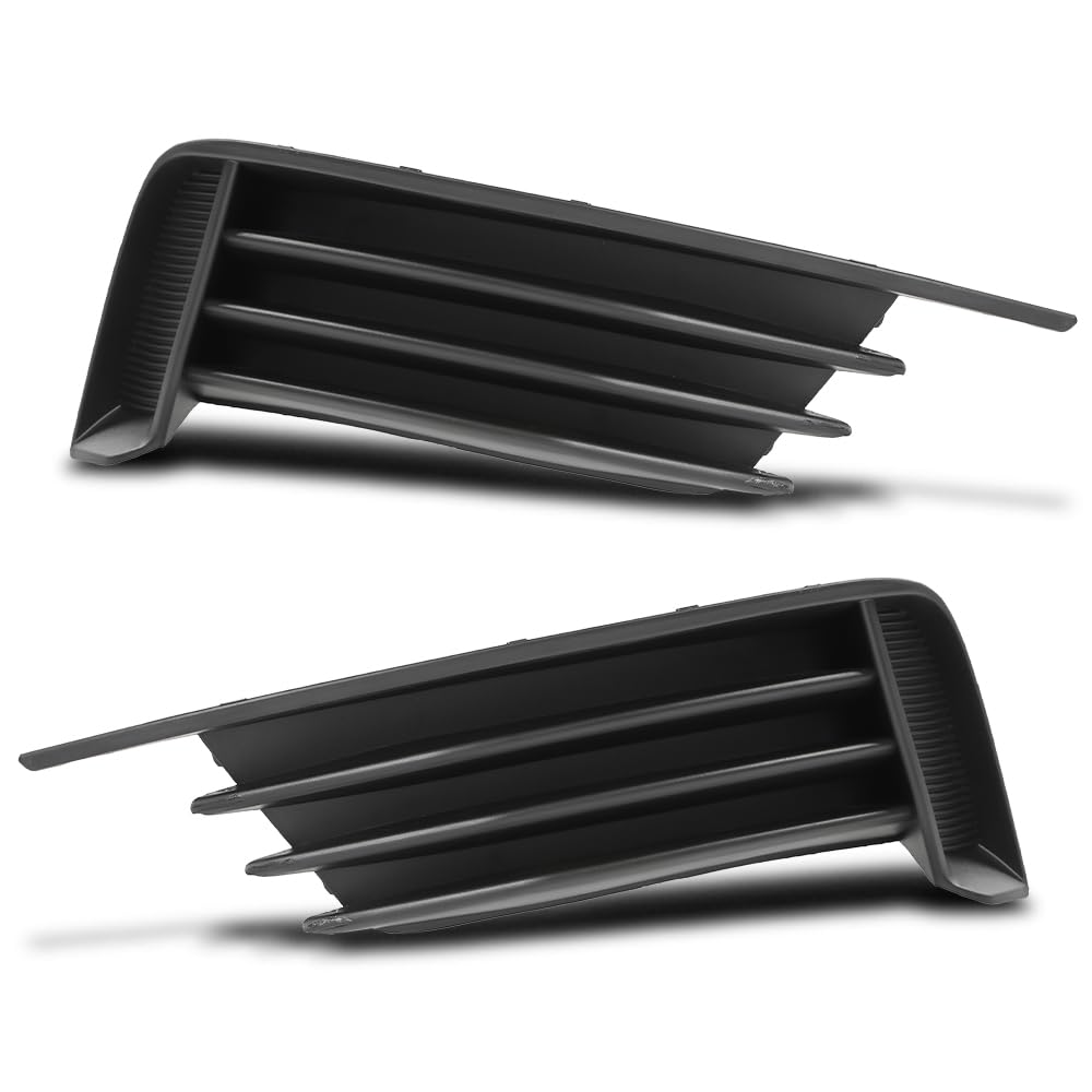 PIT66 Front Bumper Lower Left & Right Side Grills Fog Light Grilles