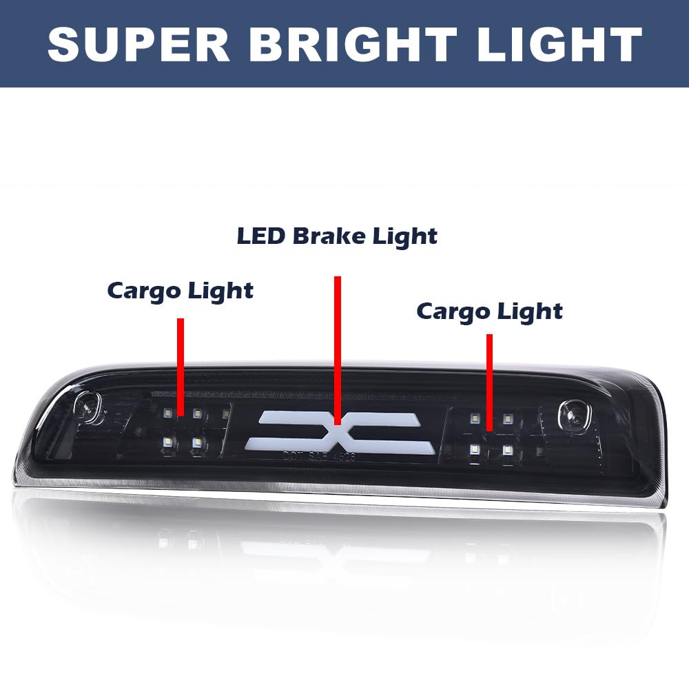 PIT66 3rd Brake Light, Fit 2014-2020 Chevy Silverado/GMC Sierra