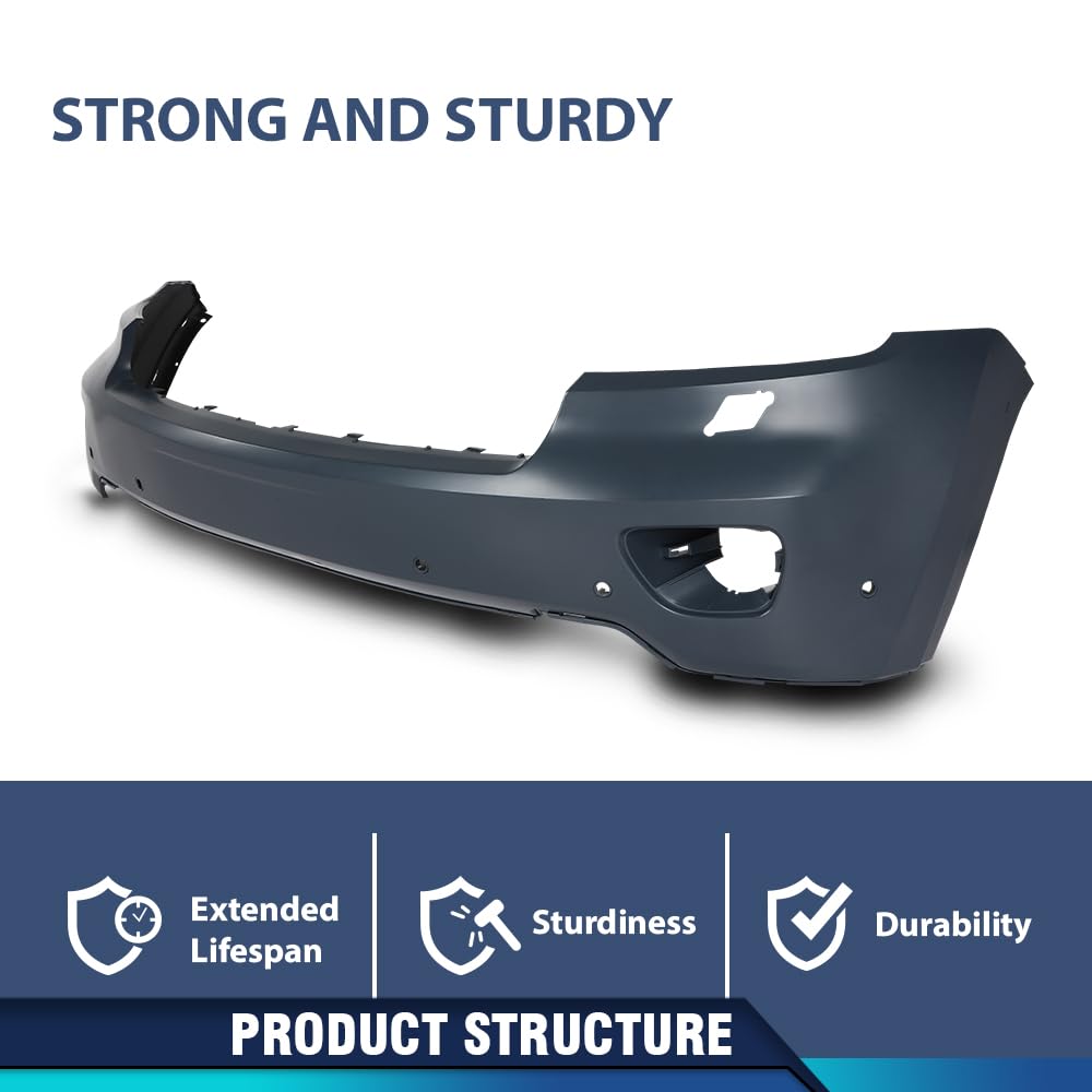 PIT66 Front Upper Bumper Cover Fit Jeep Grand Cherokee 2011-2013 Primed