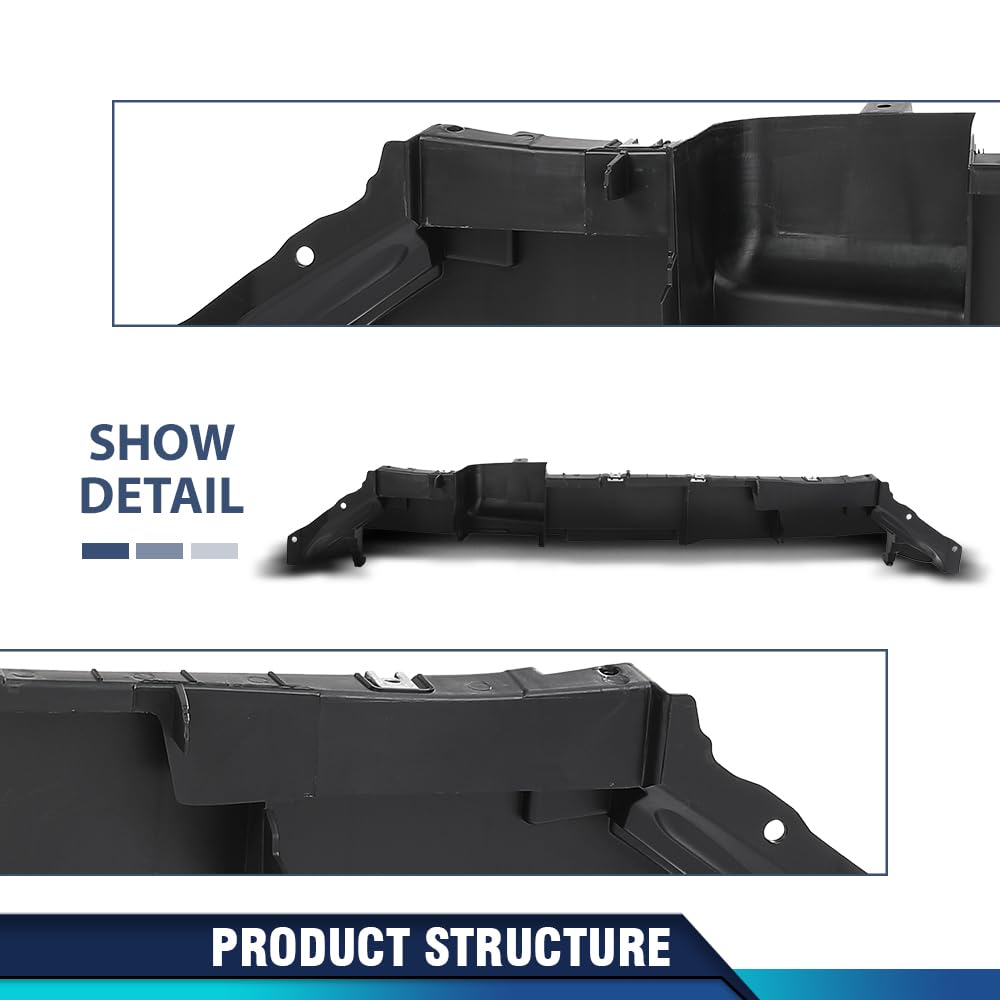 PIT66 Front Bumper Center Support Bracket, Black