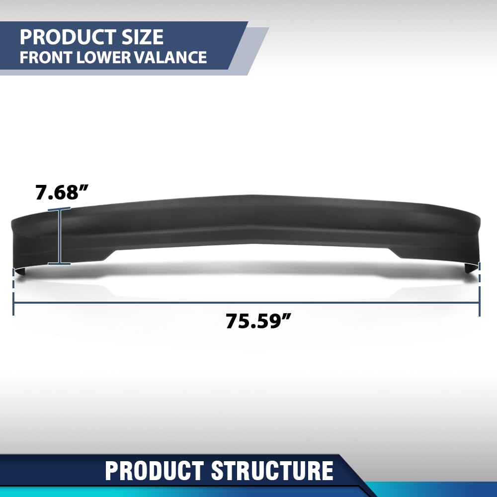 PIT66 Front Lower Valance Fit Chevy Suburban Tahoe 2015-2020