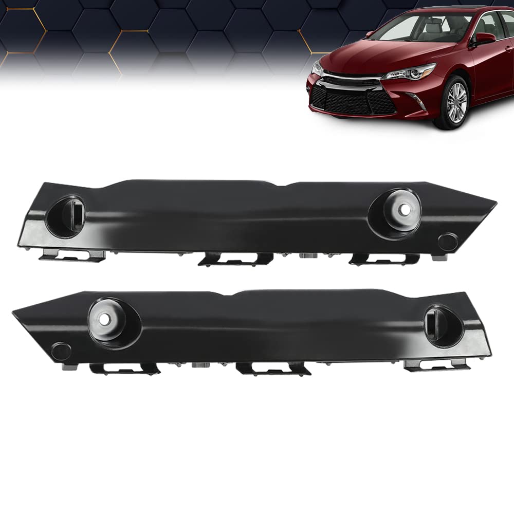 PIT66 Front Bumper Bracket Compatible with 2015-2017 Toyota Camry 2Pcs Left Driver And Right Passenger Side