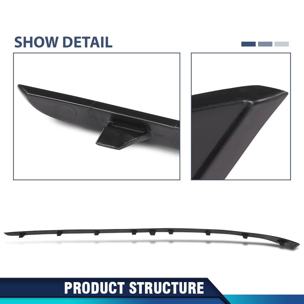 PIT66 Bumper Face Bar Trim Molding Step Pad Front Driver Left Side