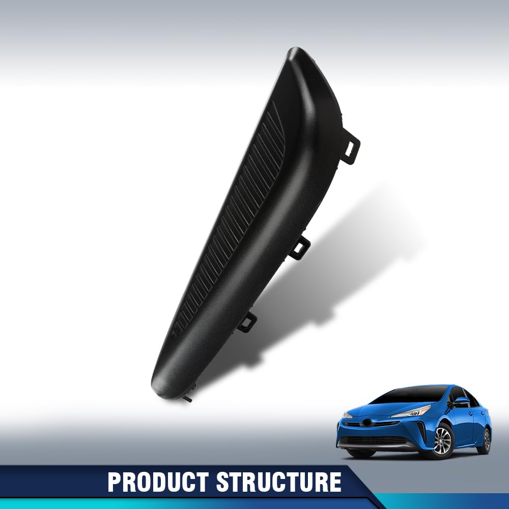 PIT66 Front Bumper Cover Molding Left Side Fog Light Cover Trim