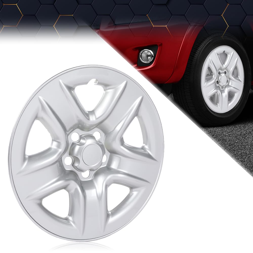 PIT66 17" Hubcap 1PC Fit Toyota RAV4 2006-2012 5-Spoke Steel Wheels