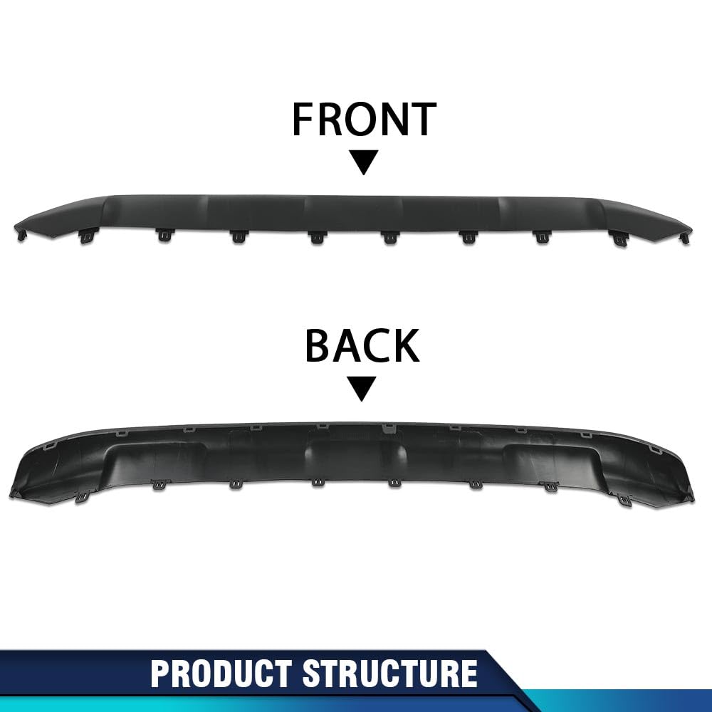 PIT66 Front Bumper Lower Valance Skid Plate Board Guard, TO1095212 Black
