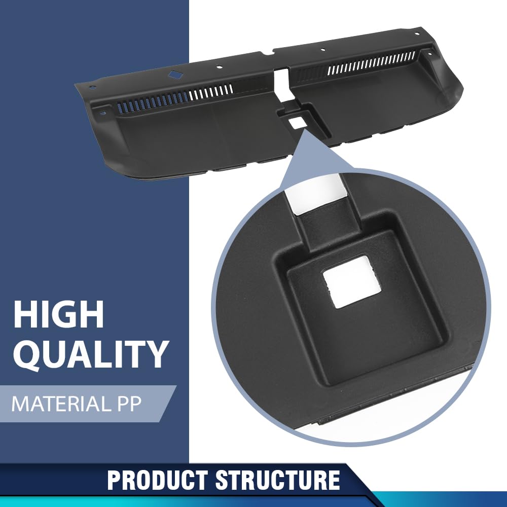 PIT66 Radiator Support Cover Compatible with Hyundai Tucson 2016-2021 86342D3000, HY1224111 Black