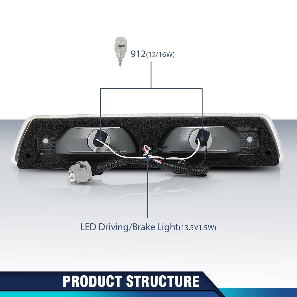 PIT66 LED 3rd Brake Light Fit Ford F150 SVT Raptor 2010-2014