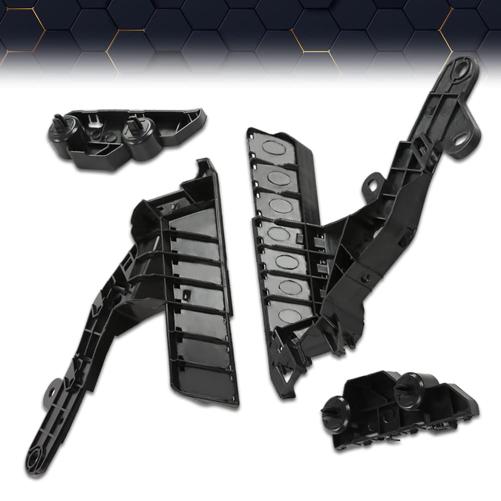 PIT66 Front Bumper Bracket Retainer Compatible with 2013-2015 Altima Sedan 4PC Beam Mount Support
