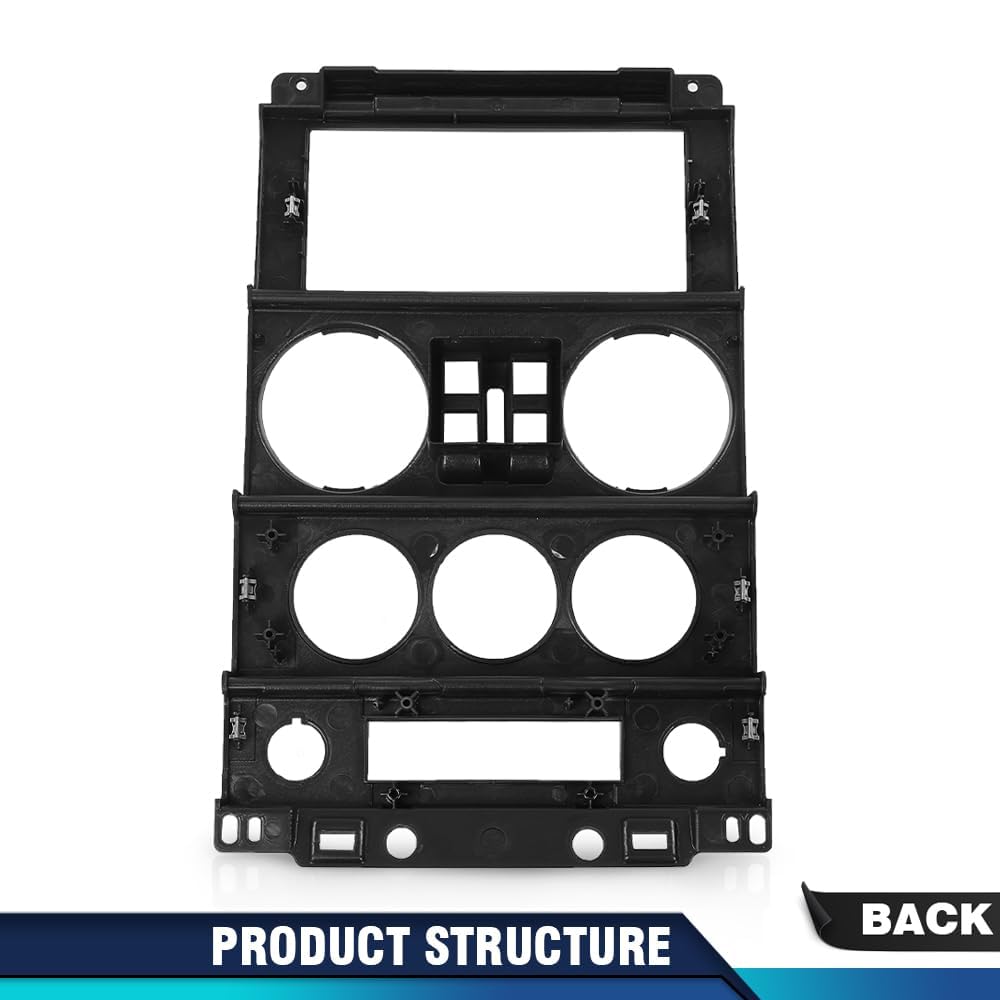 PIT66 Center Dash Bezel Trim Fit Jeep Wrangler 2007-2010 4 Door