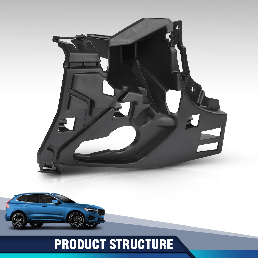 PIT66 Front Bumper Bracket Mount Support Right Side, Black