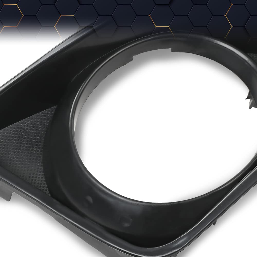 PIT66 Fog Light Trim Set, Driver and Passenger Side black