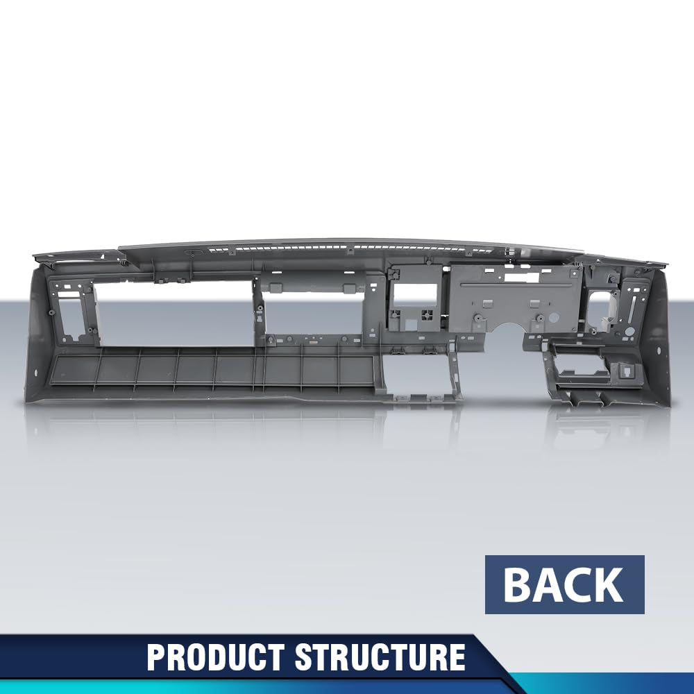 PIT66 Dash Core Panel Fit Chevy GMC Trucks Blazer Yukon 1988-1994 Gray