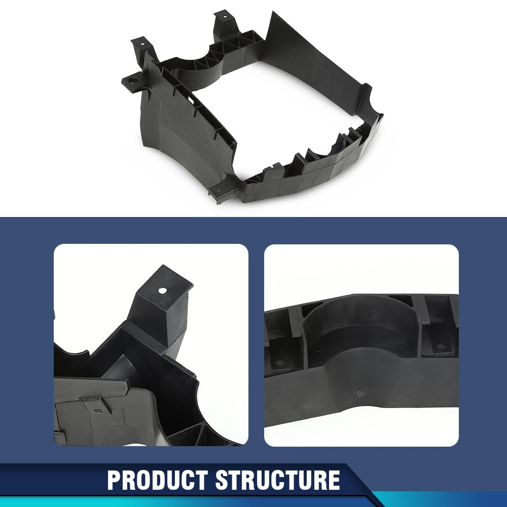 PIT66 Radiator Core Support Rear Deflector Pair Compatible with Land Rover Range Rover 2013-2022, Fit Range Rover Sport 2014-2022, Fit Land Rover Discovery 5 2017-2023 LR034556, LR034578 Black