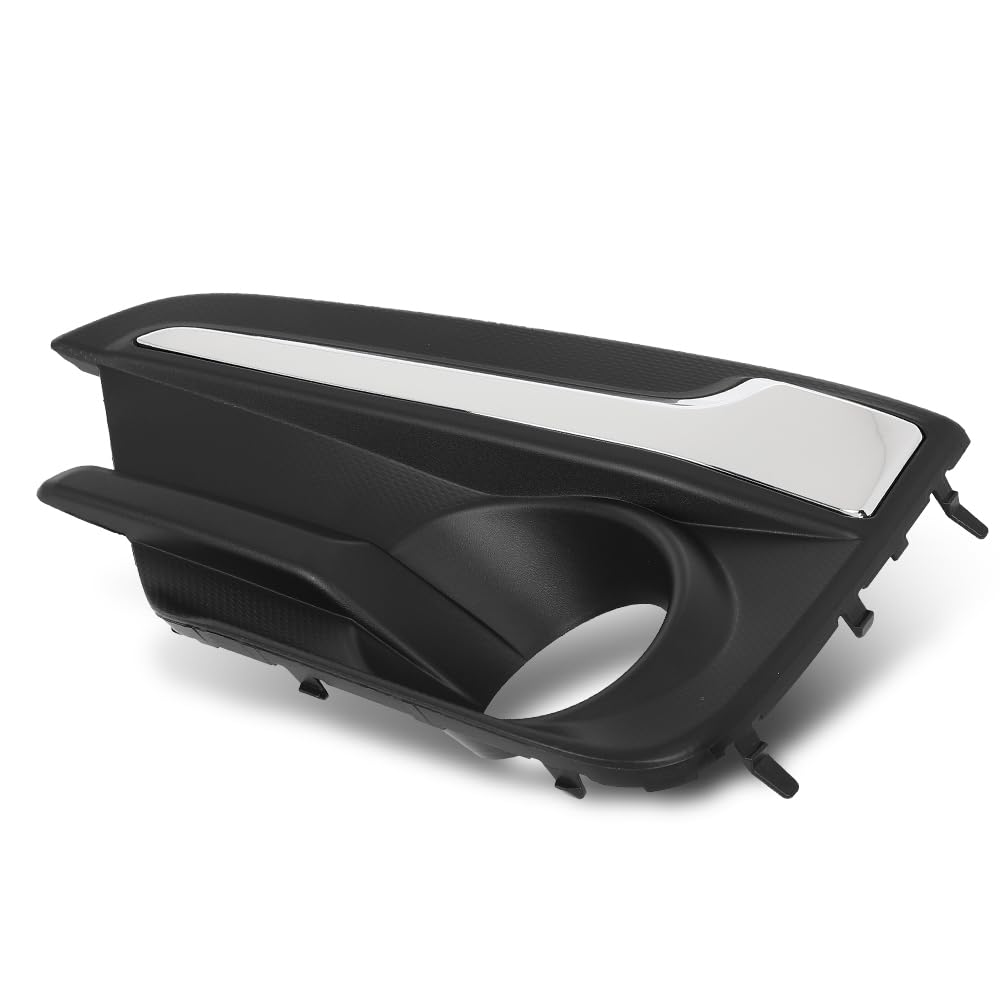 PIT66 Front Fog Light Trim Primed Chrome Trim Driver Side Compatible with Subaru Impreza 2017-2019, Fit For Models with Chrome Trim 57731FL050, SU1038113