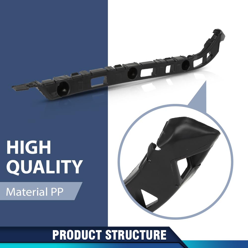 PIT66 Bumper Retainer Bracket Rear Driver Side, GM1142105 Black