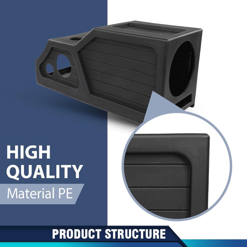 PIT66 12" Center Console Subwoofer Sub Box, Fit Chevy/GMC Crew Cab 200-2013