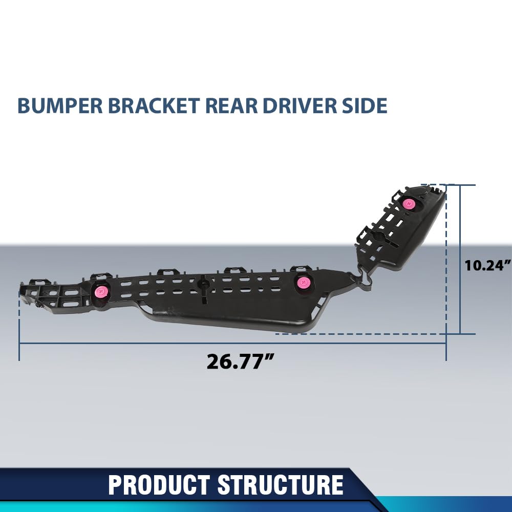 PIT66 Rear Bumper Bracket Driver Side, TO1142137
