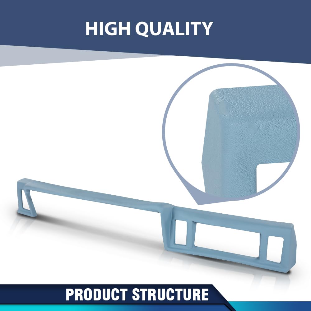 PIT66 TPE Dash Cover Dashboard Bezel Fit Ford Ranger 1983-1987 Light Blue