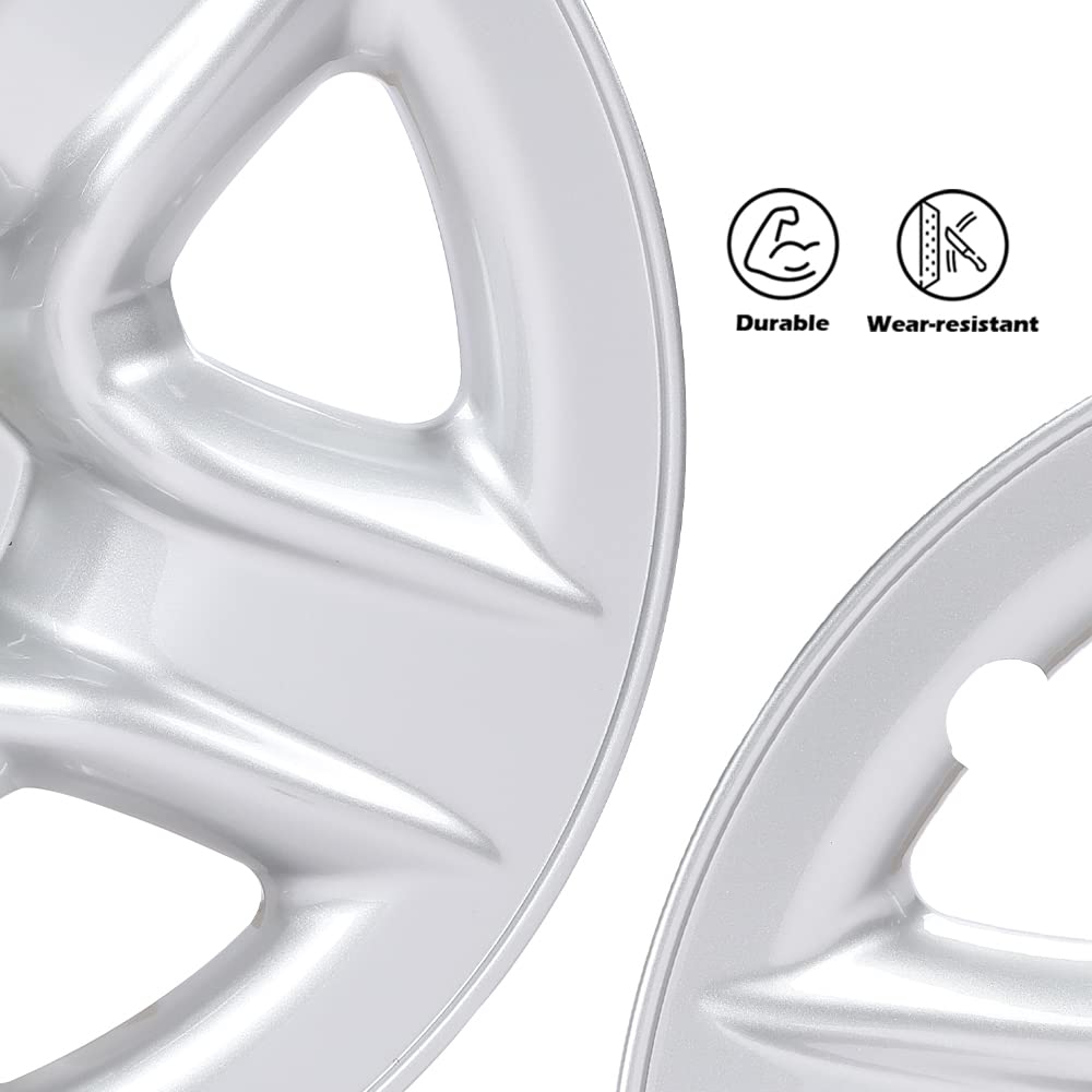PIT66 17" Hubcaps 4PCS Fit Toyota RAV4 2006-2012 5-Spoke Steel Wheels