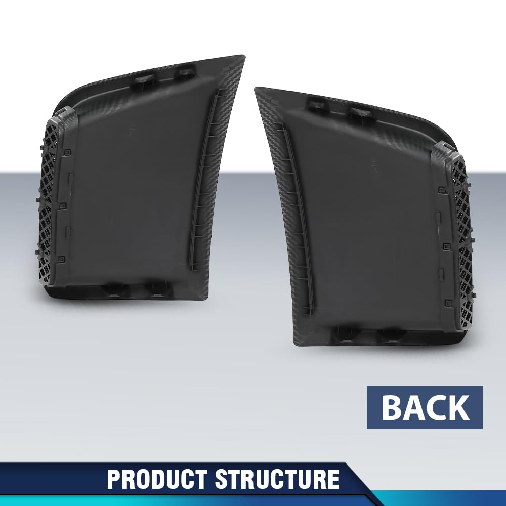 PIT66 Front Bumper Side Air Vents Corner Cover, Plastic