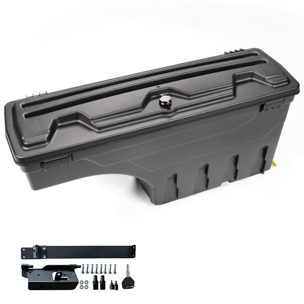 PIT66 Lockable Truck Bed Toolbox Storage Fit 2002-2018 Dodge Ram Right