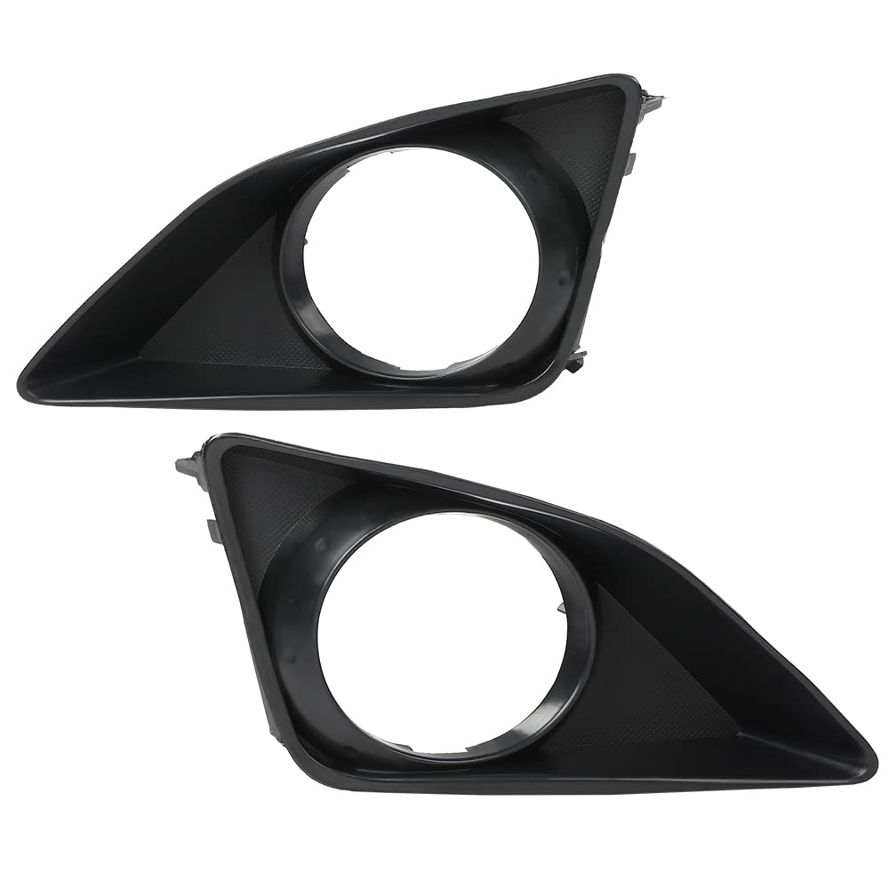 PIT66 Fog Light Trim Set, Driver and Passenger Side black