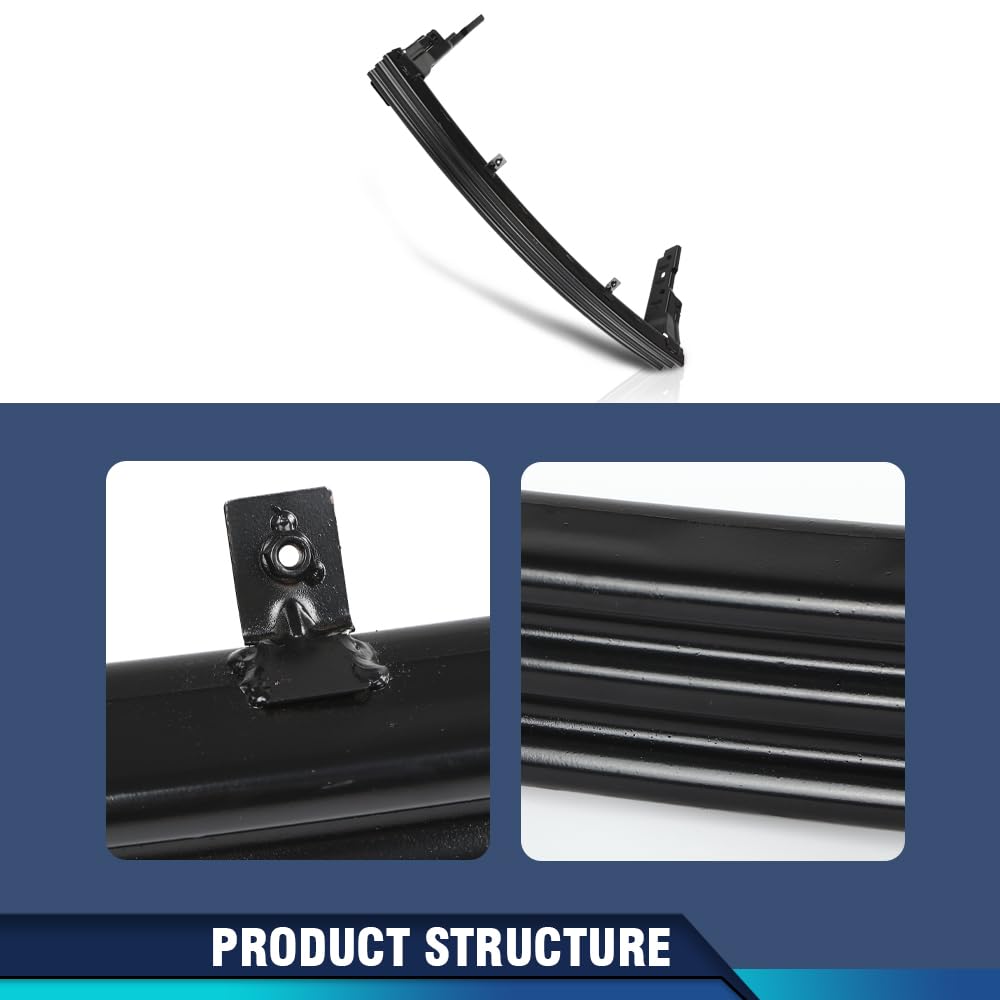 PIT66 Rear Bumper ReinForcement, CH1106216 Black Q235-Steel