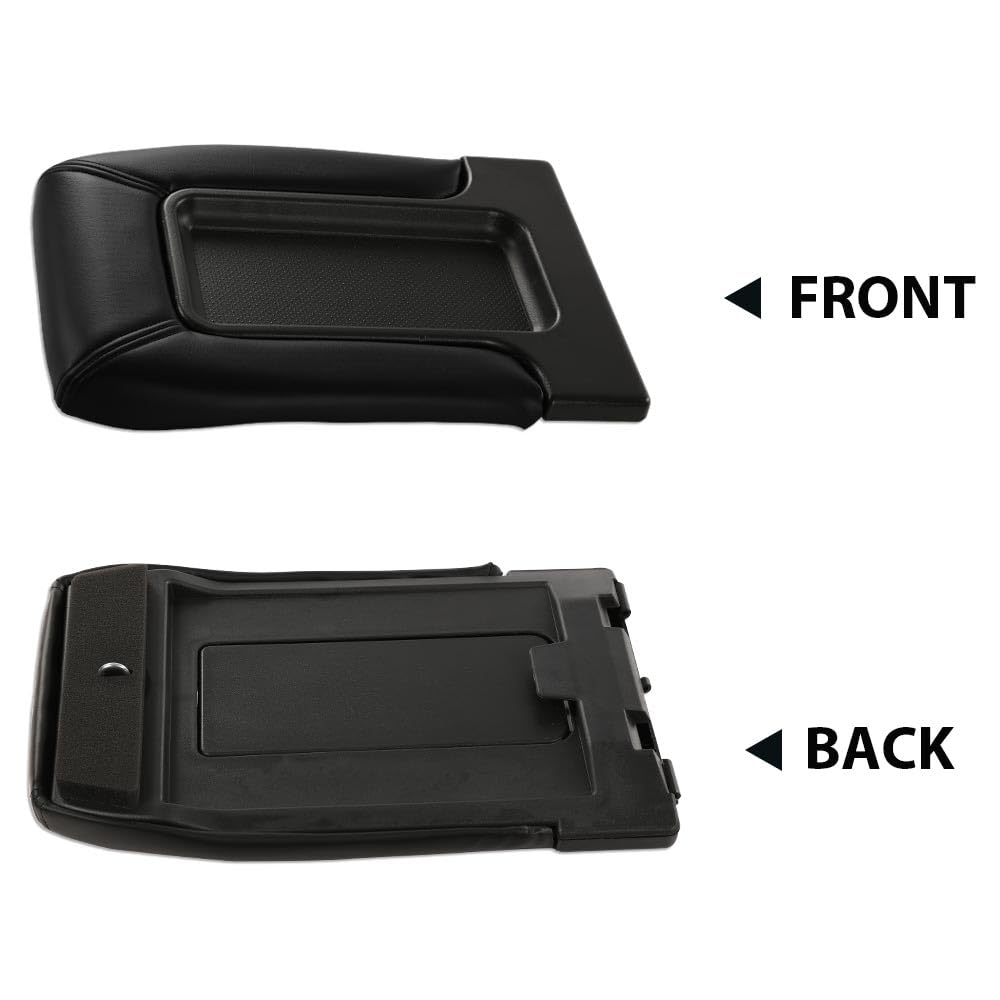 PIT66 Center Console Armrest Kit Compatible with Silverado Avalanche Suburban Tahoe Sierra Yukon Escalade 1999-2007 Armrest Lid Cover Latch Lid Repair Kit CCLK-CHGM-001-LGY 19127364 19127365 19127366