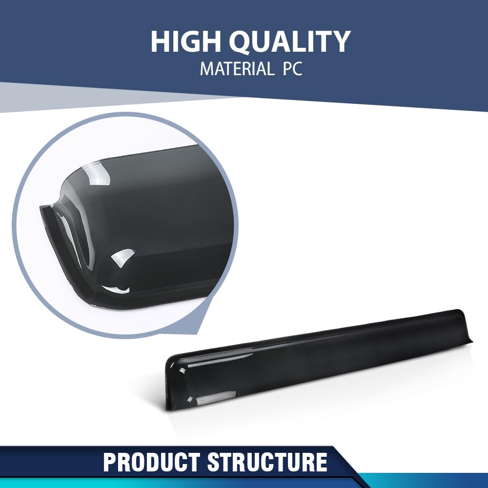 PIT66 Window Rain Deflector and Sun Visor 1 PC