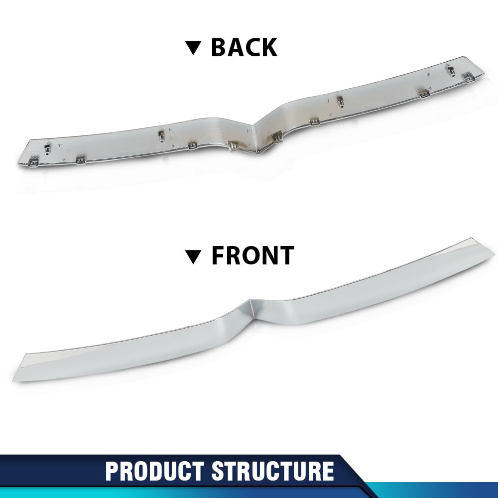 PIT66 Front Upper Grille Trim Fit Tesla Model X 2016-2020