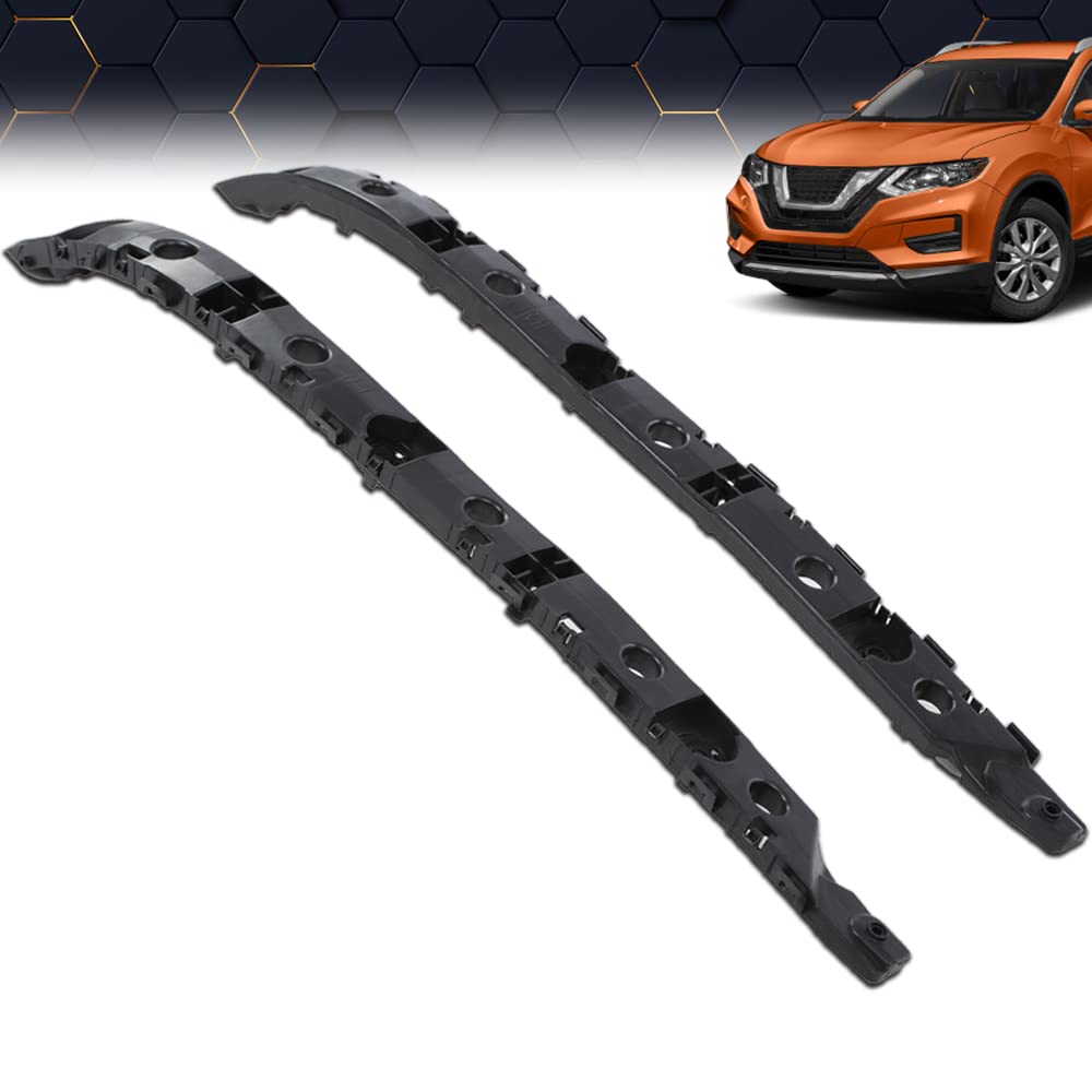 PIT66 Rear Bumper Brackets Retainers Compatible with 2014 2015 2016 2017 Nissan Rogue Left driver and Right passenger Side