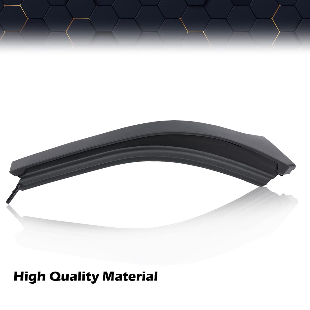 PIT66 Front Left & Right Side Bumper Trim Headlight Compatible with Dodge RAM 2500 3500 2010-2018 55372919AD